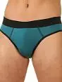 Мужские брифы из хлопка изумрудного цвета E5 Underwear RT26579 распродажа